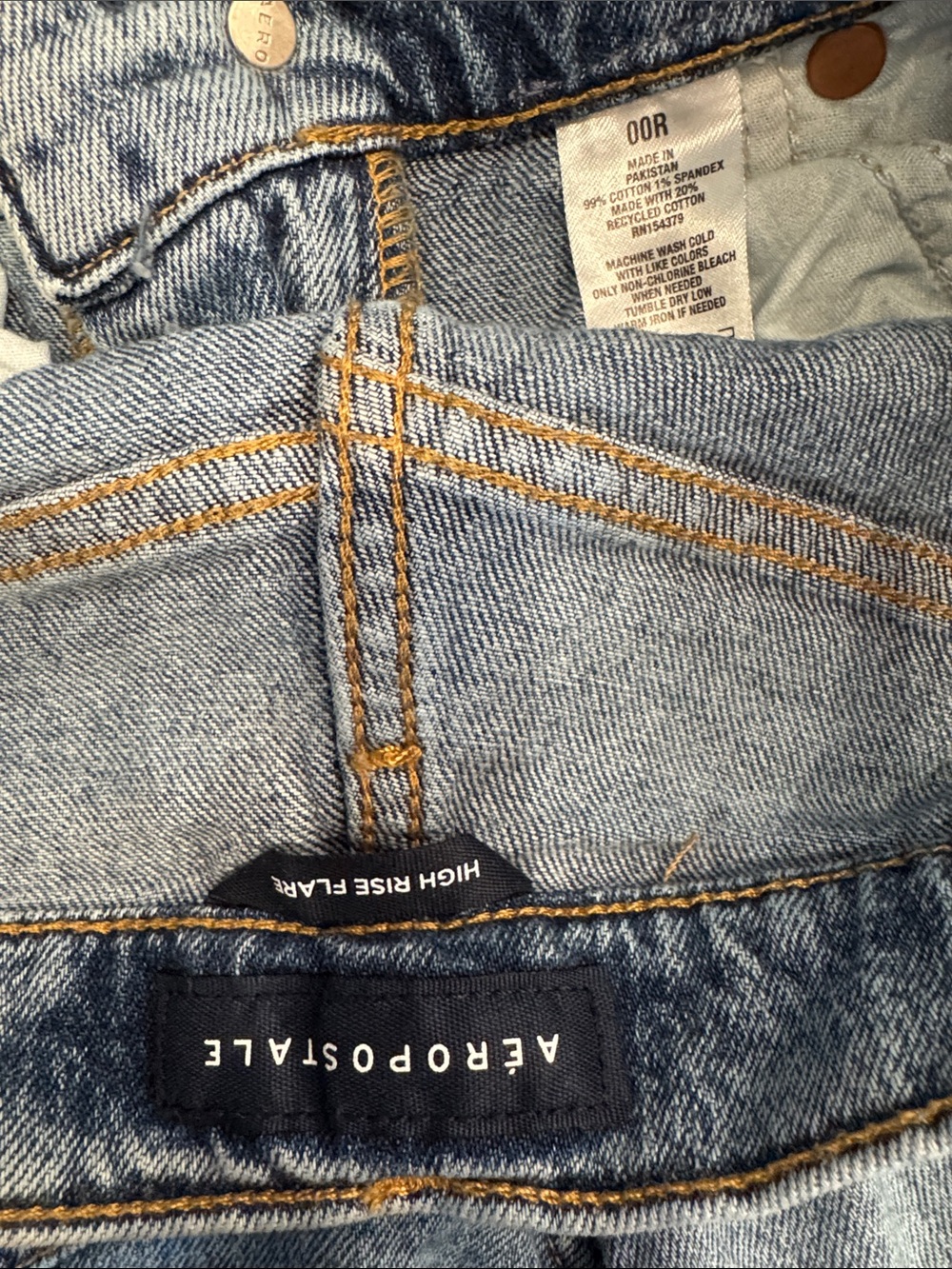 Aeropostale Distressed‎ Flare Jeans - Picture 5 of 5